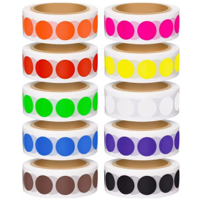 Этикетка UKRMARK термо ECO 38x38/0.1тыс, круг, зеленый (900390) Винница - изображение 4