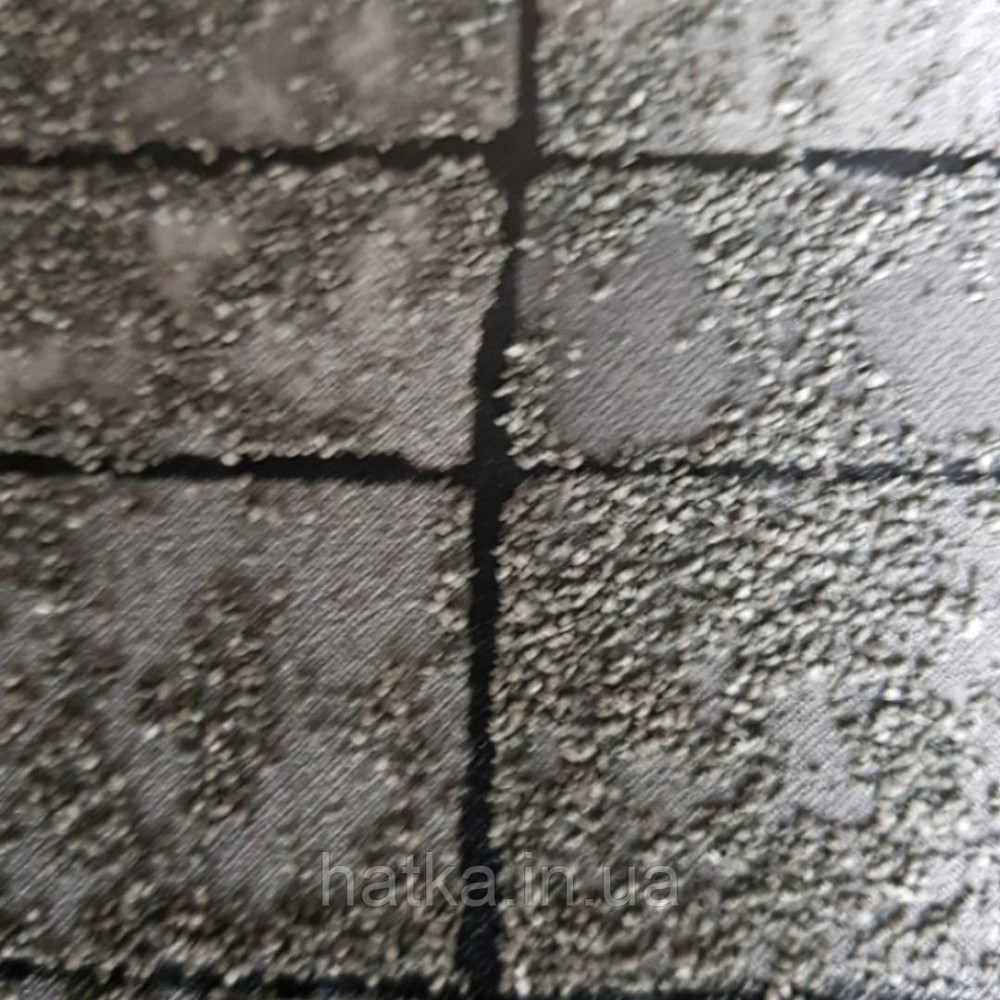 Обои виниловые на флизелине Marburg 31763 Imagine под песчаник структурные  серые черные серебристые Киев - изображение 1