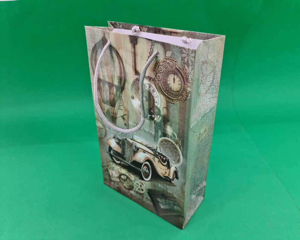 Бумажный пакет подарочный Средний 17/26/8(артSV-207) (12 шт) Харьков - изображение 1