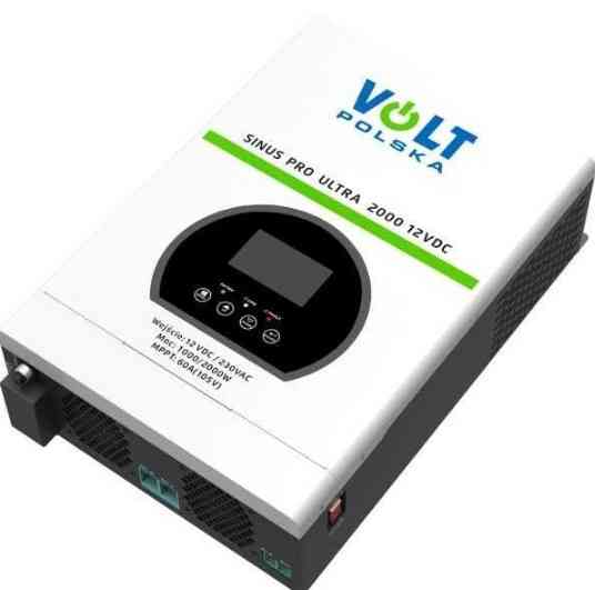 Гібридний Інвертор Volt Polska 2000W 12V. ДЖБ ИБП Гибридный Инвертор. Харків