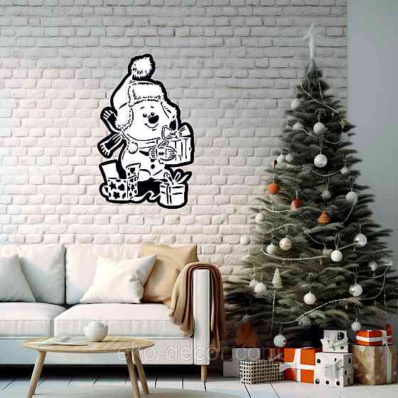 Декоративне настінне Панно «Сніговик», Декор на стену Київ