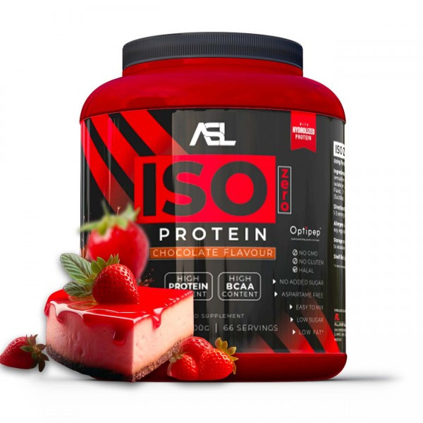 Iso Zero Protein 2 kg (Strawberry-Cheescake) (90 % isolate, zero lactose, zero sugars, aspartame free) Луцьк - фото 1