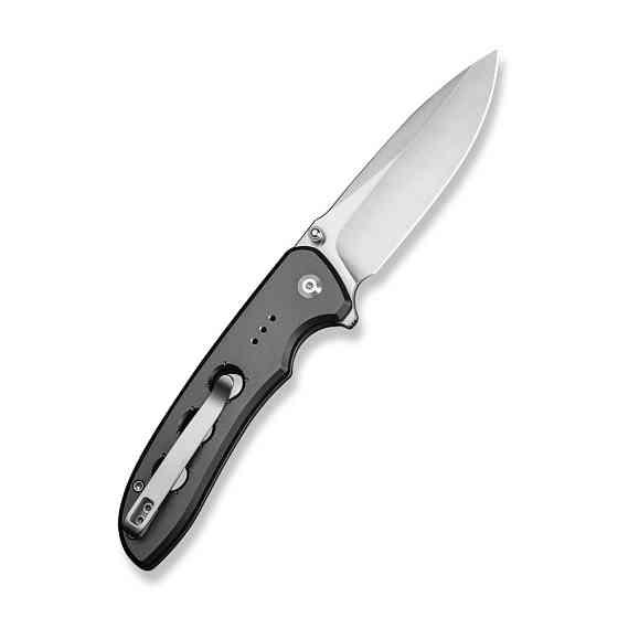 Нож складной туристический Civvi Hyperpulse, (8.9 см) 14C28N / Aluminum серый Киев