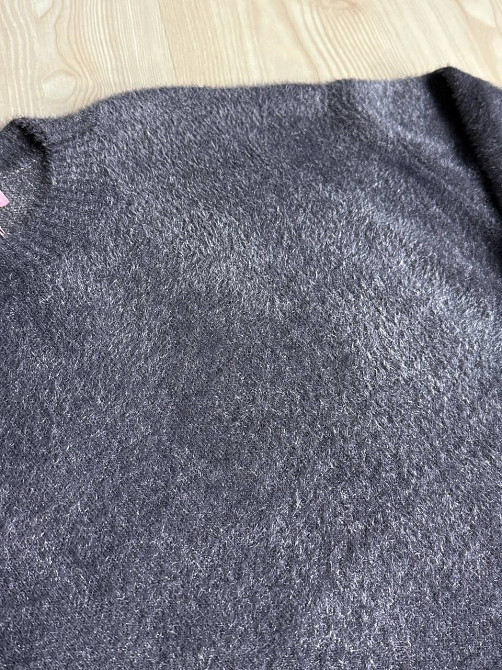 Светр жіночий Fancy Matinee 5977 ангора базовий, графіт, one size Київ - фото 7