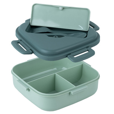 Ланч-бокс дитячий Kite з розділювачем 1100 мл, зелений (K23-186-1) Вінниця - фото 4