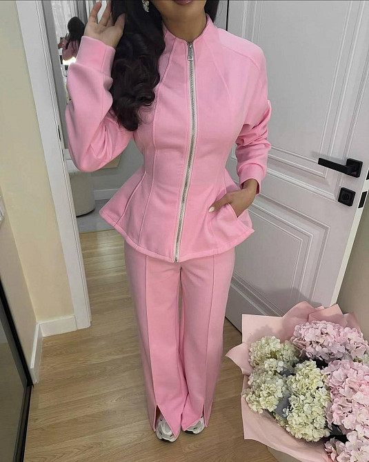 Женский стильный повседневный костюм двойка турская петля Одесса - изображение 3