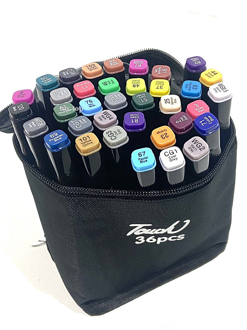 Набір скетч-маркерів Star Toys Factor 36 штук двосторонні штуки в сумці (C 45229) Чернигов - изображение 2