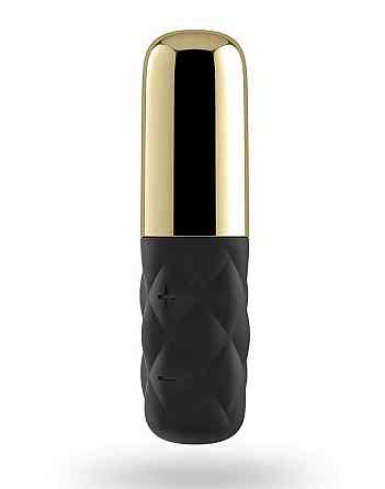 Потужний мінівібратор Satisfyer Sparkling Darling Gold зі знімним ковпачком, 15 режимів роботи Sex Aura Київ