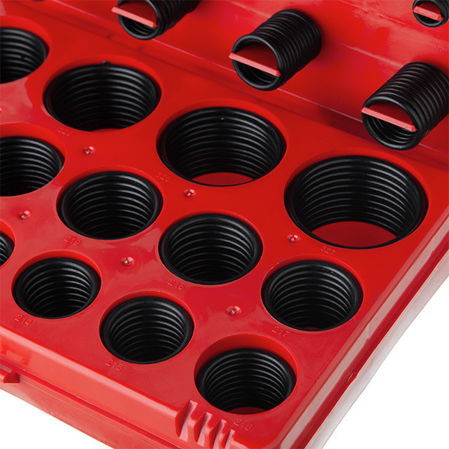 Комплект гумових ущільнювальних кілець, 382 од. INTERTOOL AT-5382 Київ - фото 5