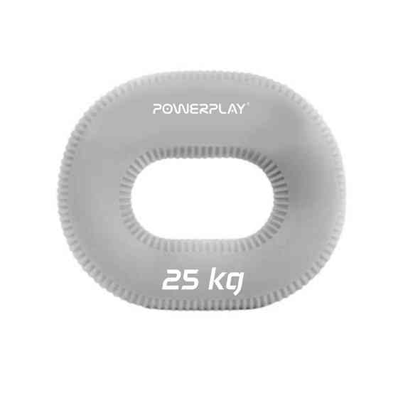 Еспандер кистьовий силіконовий PowerPlay PP-4336 Hand Grip Large 25 кг. Сірий Кам'янське