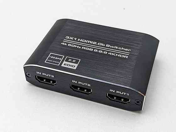 Сплітер HDMI 3 * 1 4K 60Hz Луцьк
