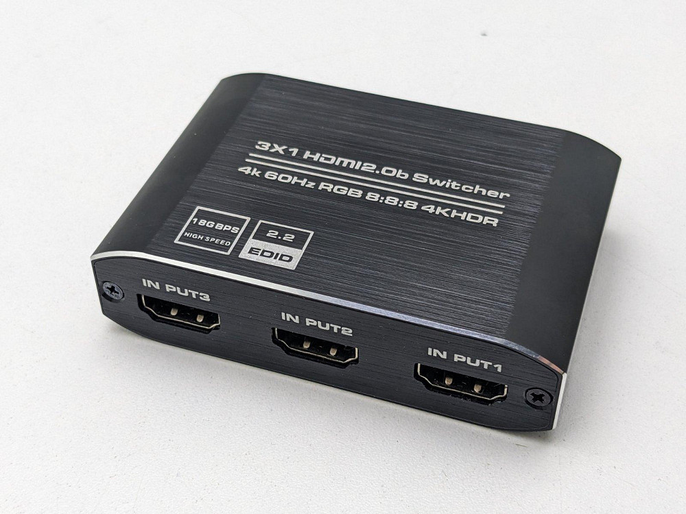 Сплітер HDMI 3 * 1 4K 60Hz Луцьк - фото 1