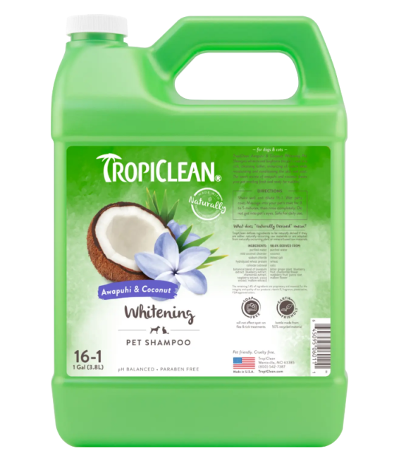 Шампунь концентрат 1:16 TropiClean "Алое та кокос" для собак та котів, 3.8 л Вінниця - фото 1