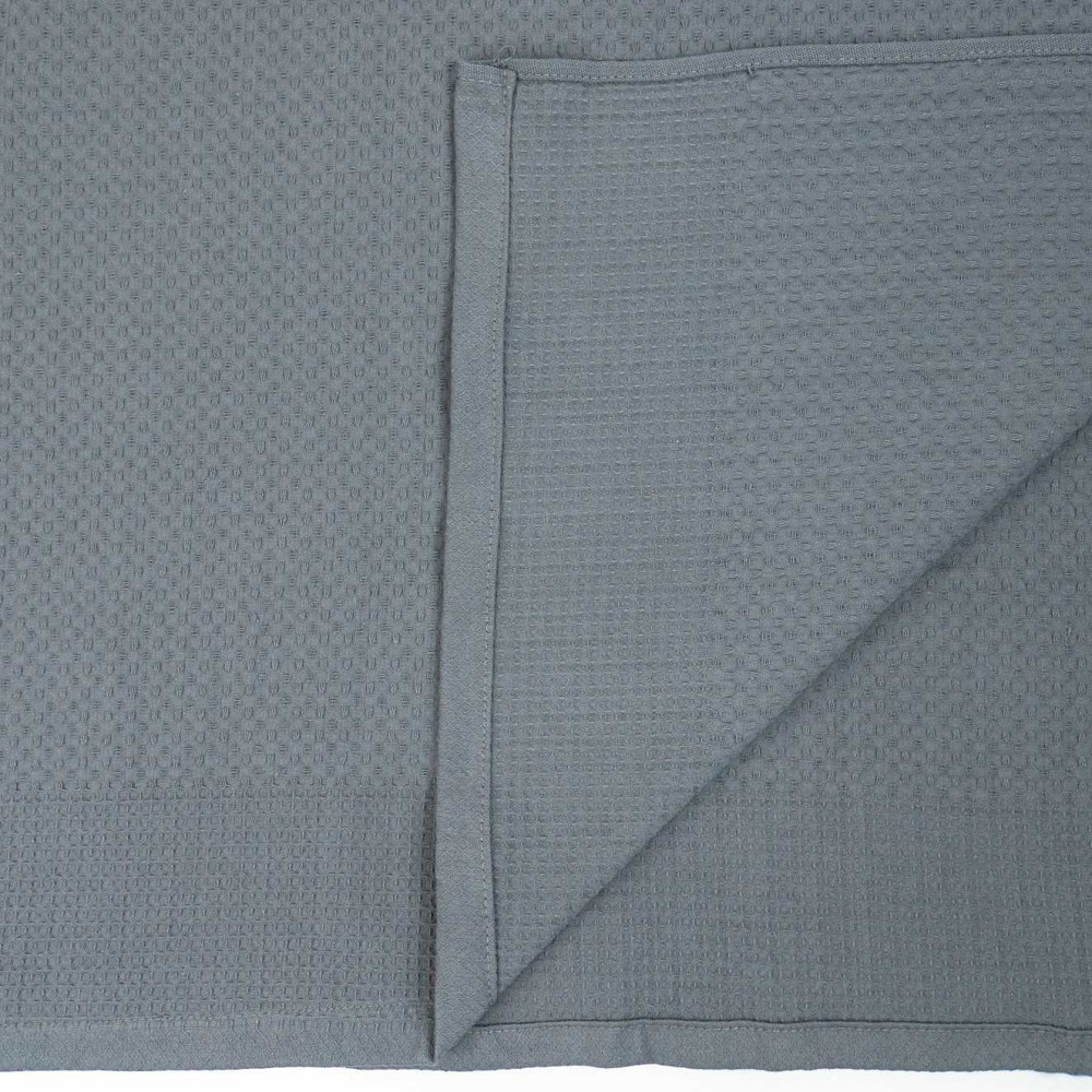 Простирадло-покривало вафельне GM TEXTILE 200х220см 220г/м2 (Сірий) Суми - фото 2