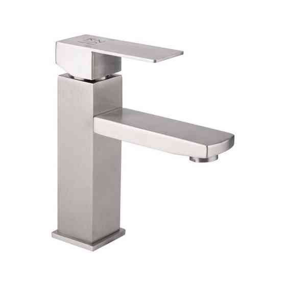 Змішувач для раковини Lidz (NKS) 10 30 001F, нікель (LIDZNKS103000100) Київ