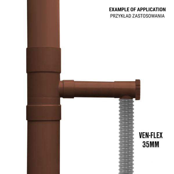 Водосборник дождевой воды с краном ⌀90мм коричневий Bradas, Польша Киев - изображение 3