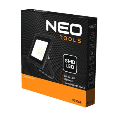 Прожектор Neo Tools алюминий, 220 В, 30Вт, 2400 люмен, SMD LED, кабель 0.3м без (99-052) Винница - изображение 2