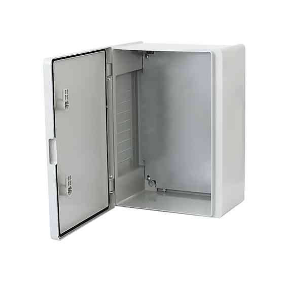 Щит ERKA 024 400 x 500 x 210 мм з монтажною панеллю і опаловими дверцятами Киев