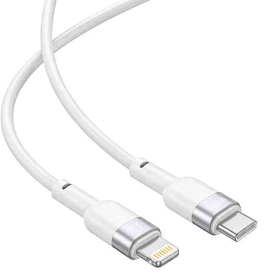 Кабель Brevia Type-C to Lightning 30W 1,2м, білий ZIP (52120WCLZ1) Львів