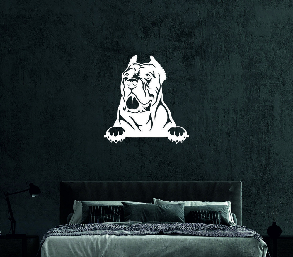 Декоративне настінне Панно «Кане-корсо», Декор на стіну 70*67 см, Білий Київ - фото 4