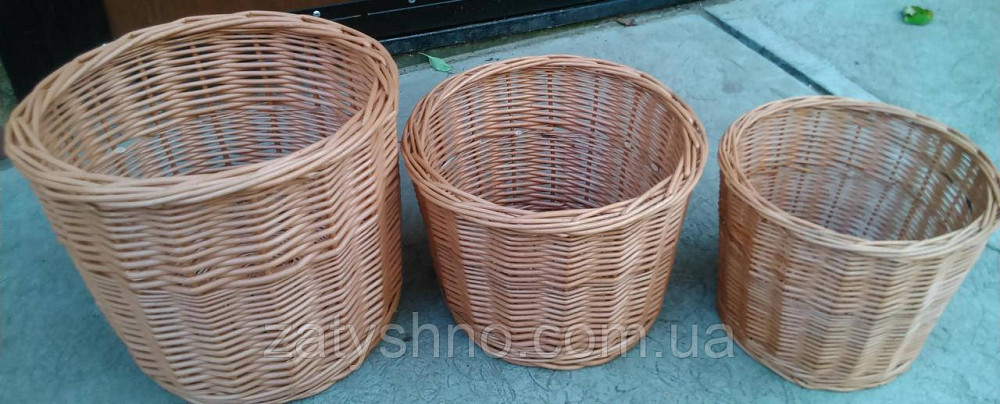 Кошик плетений (будь-який розмір) Київ - фото 3