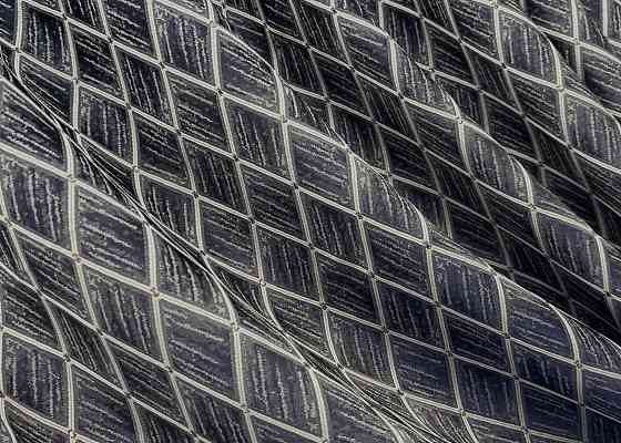 Шторна тканина жакард, колекція "RUBI" колір темно-синій з молочним 1758ш Київ