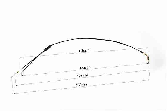 ZS200GS Трос газу (подвійний) (трос 130/127см; кожух 120/119см) Київ