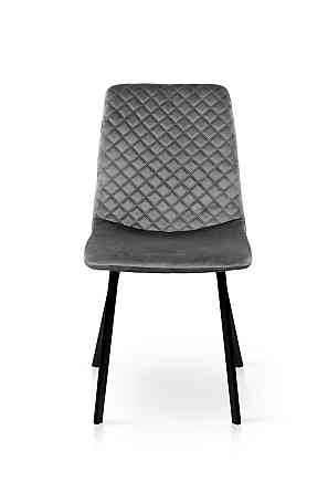 Стілець Некст, чорний/велюр сірий Київ