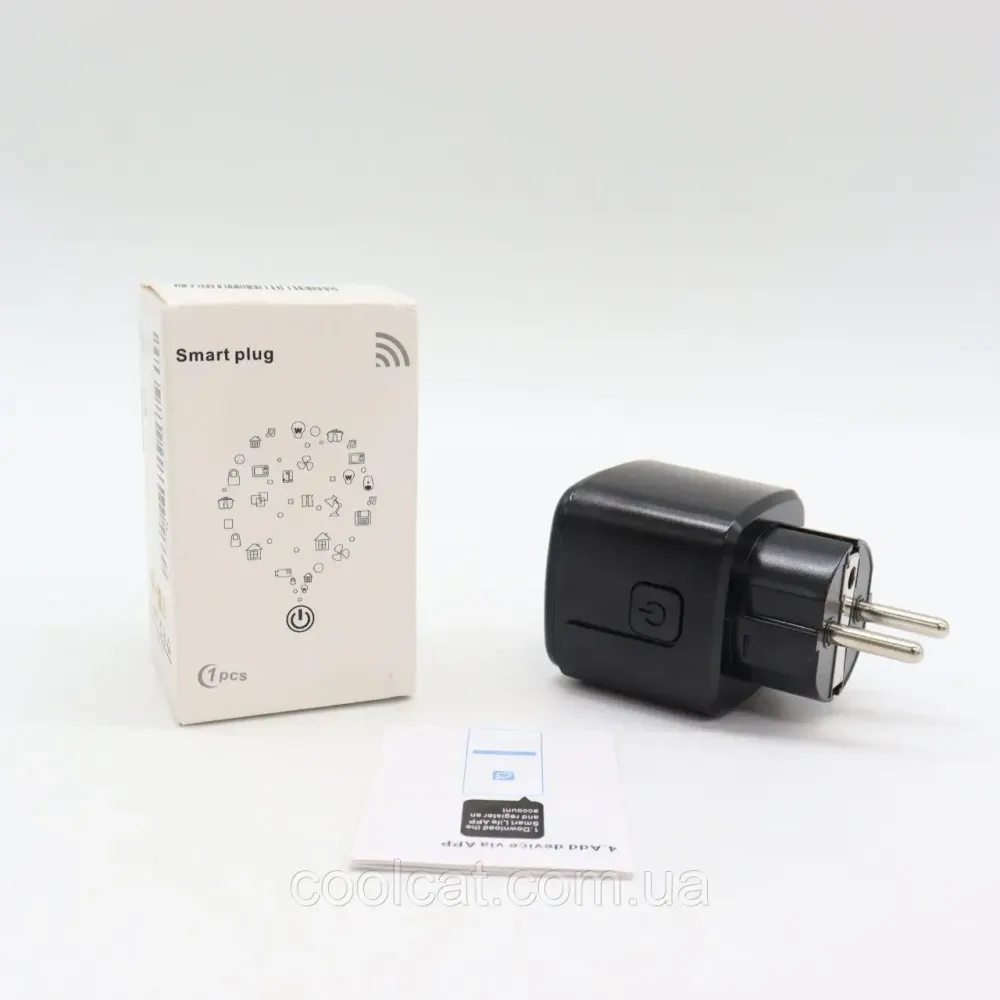 Розумна розетка WiFi з лічильником електроенергії 20А, Tuya Smart 4400Вт / Розетка для моніторингу енергії Київ - фото 8