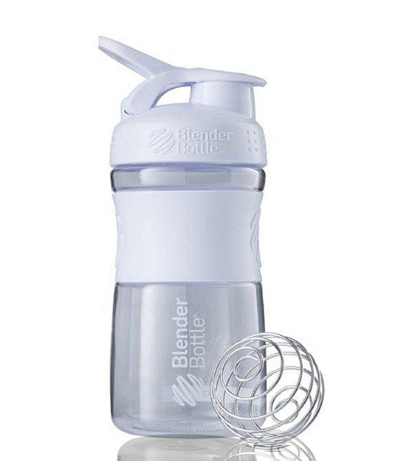 Шейкер спортивний (пляшка) BlenderBottle SportMixer Flip 20oz/590ml White Кам'янське - фото 3