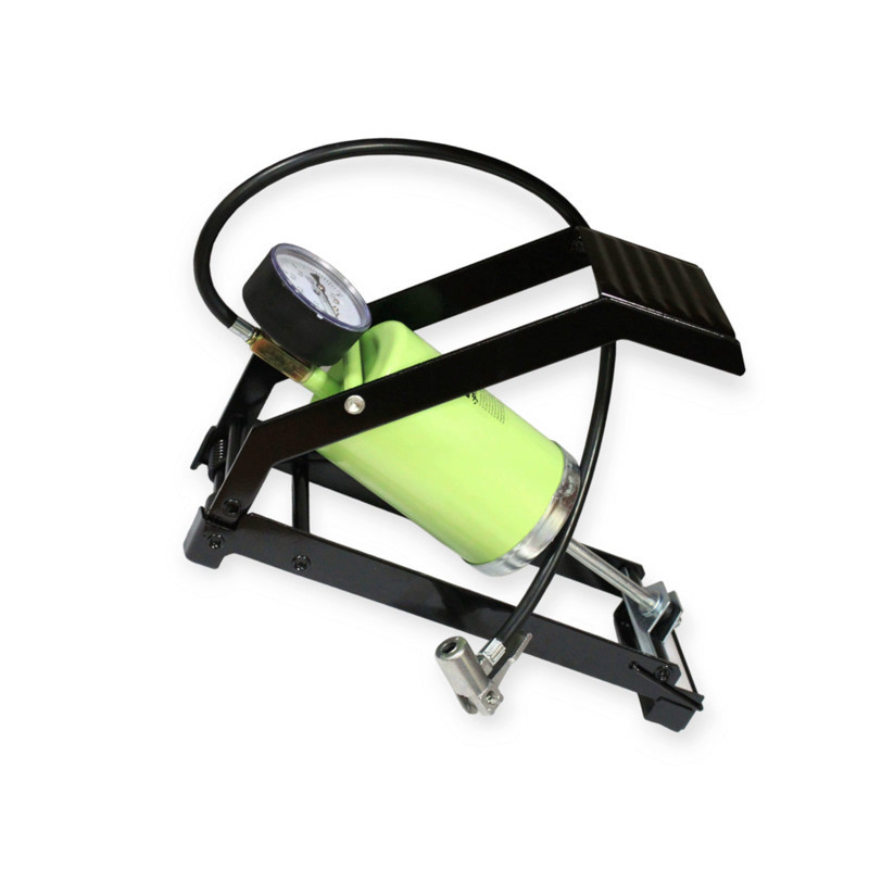 Насос ножний 1 циліндр метал. з маном. 7 атм (80х130) підсил. steel power Мукачево - фото 1