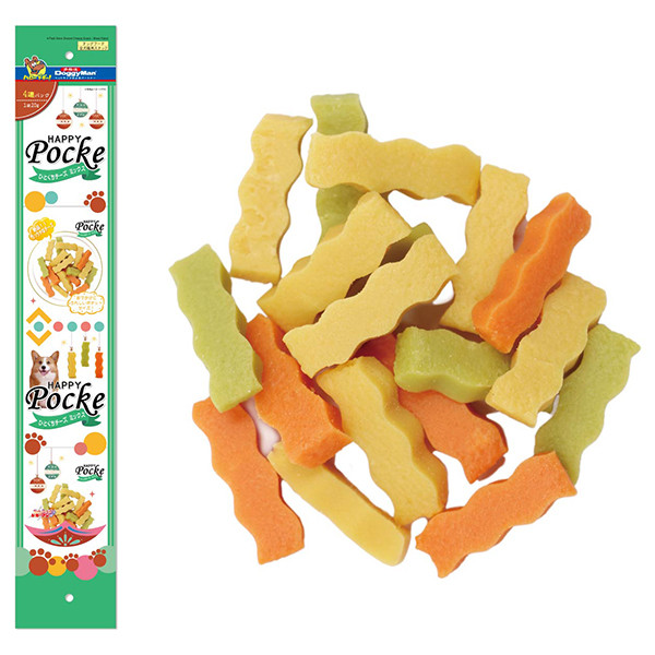 DoggyMan Wave Shaped Cheese Snack Mixed Flavor ДОГГІМЕН СИРНІ ПАЛИЧКИ ХВИЛЯ МІКС ласощі для собак Київ - фото 1