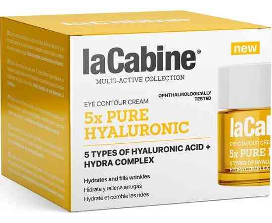 Крем для контура глаз с гиалуроновой кислотой Hyaluronic 5x Pure Eye Contour Cream LaCabine, 15 мл Днепр