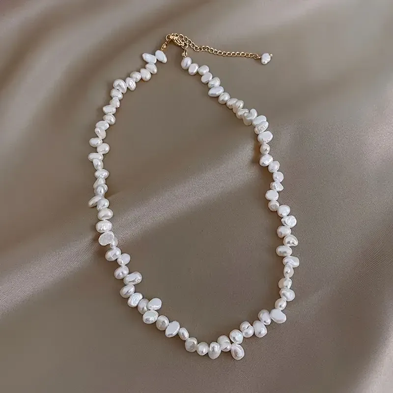 Набор украшений с искусственными жемчужинами – ожерелье 36+8 см и браслет 15+4 см, золото Киев - изображение 6