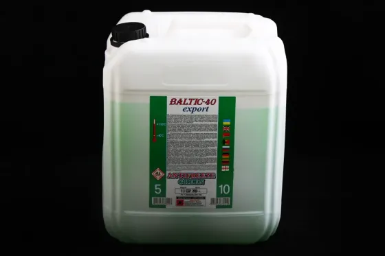 Жидкость охлаждающая антифриз зеленый -22° Baltic-40 10л Винница