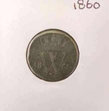 Голландія/Нідерланди 1 цент 1860 монета Полтава