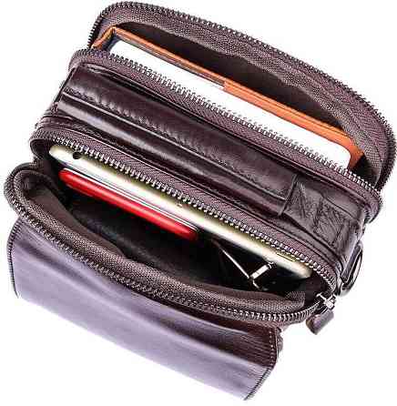 Сумка Vintage 14544 из натуральной кожи Коричневая Киев