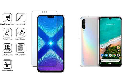 Защитное стекло NeoGlass для Xiaomi Mi A3 – ультрапрозрачное и устойчивое Киев