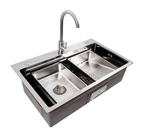 Кухонна мийка Valeso Handmade CM 75*46B Workstation з нержавіючої сталі Коломия