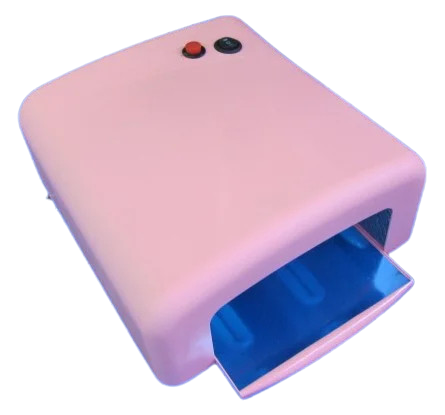 УФ лампа для нарощування нігтів на 36 Вт з таймером на 2 хв, великий розмір з запобіжником. Роза Київ