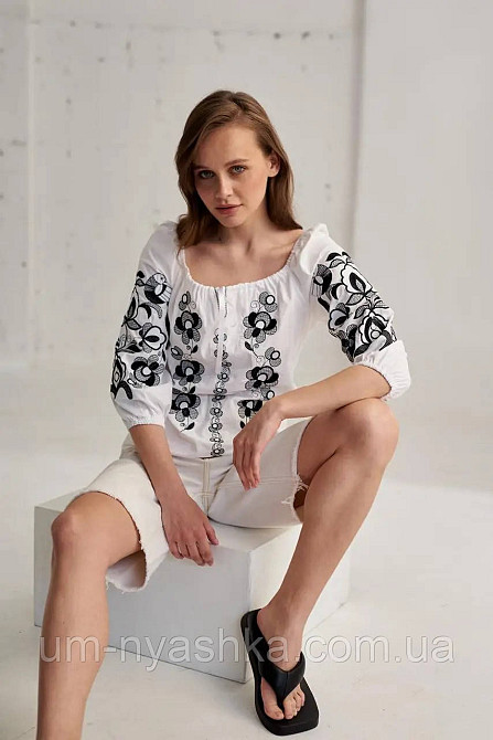 Блузка з вишивкою вишиванка "Флоренція" жіноча Кривий Ріг - фото 4