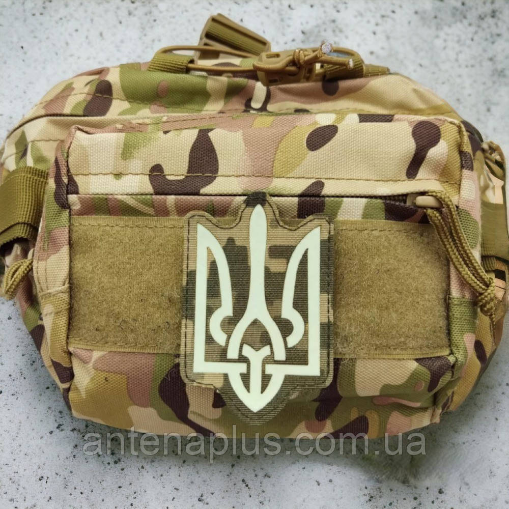 Герб світлонакопичувальний Laser Cut шеврон / патч Київ - фото 2