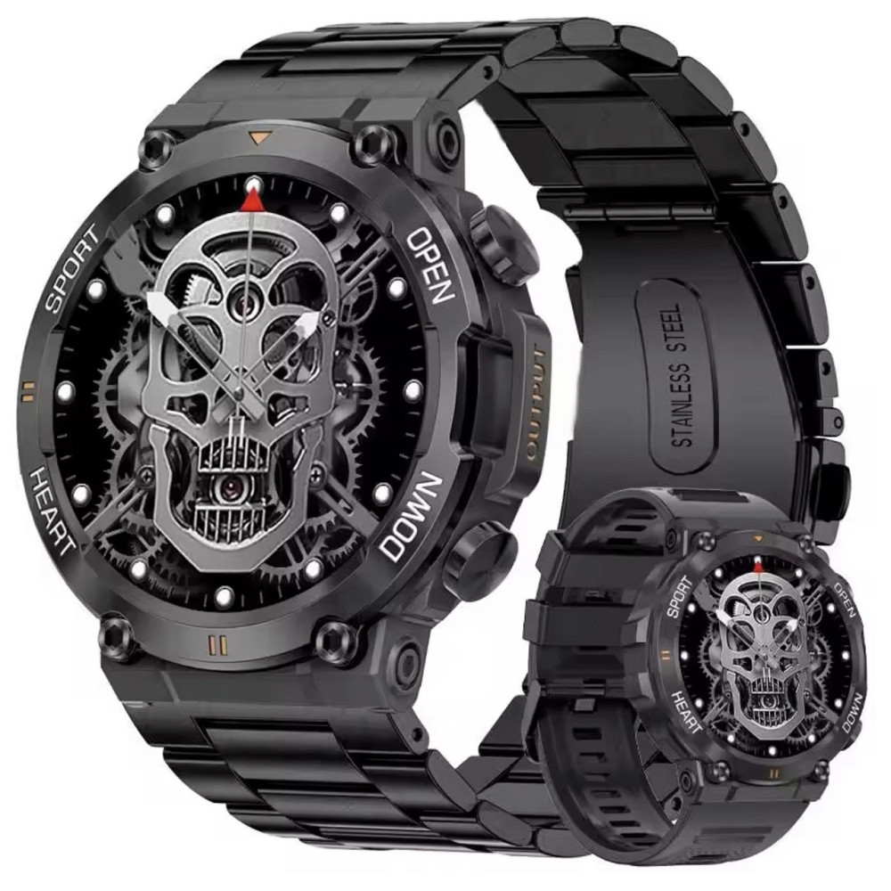 Розумний смарт-годинник Smart Storm Steel (2 ремінці) Чорний Київ - фото 2