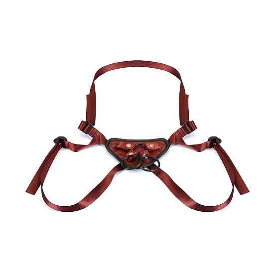 Трусики для страпона Liebe Seele Wine Red Strap-on Harness Sex Aura Київ