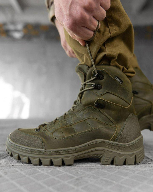 Зимние тактические ботинки Extreme oliva ВТ0470 Одесса - изображение 1