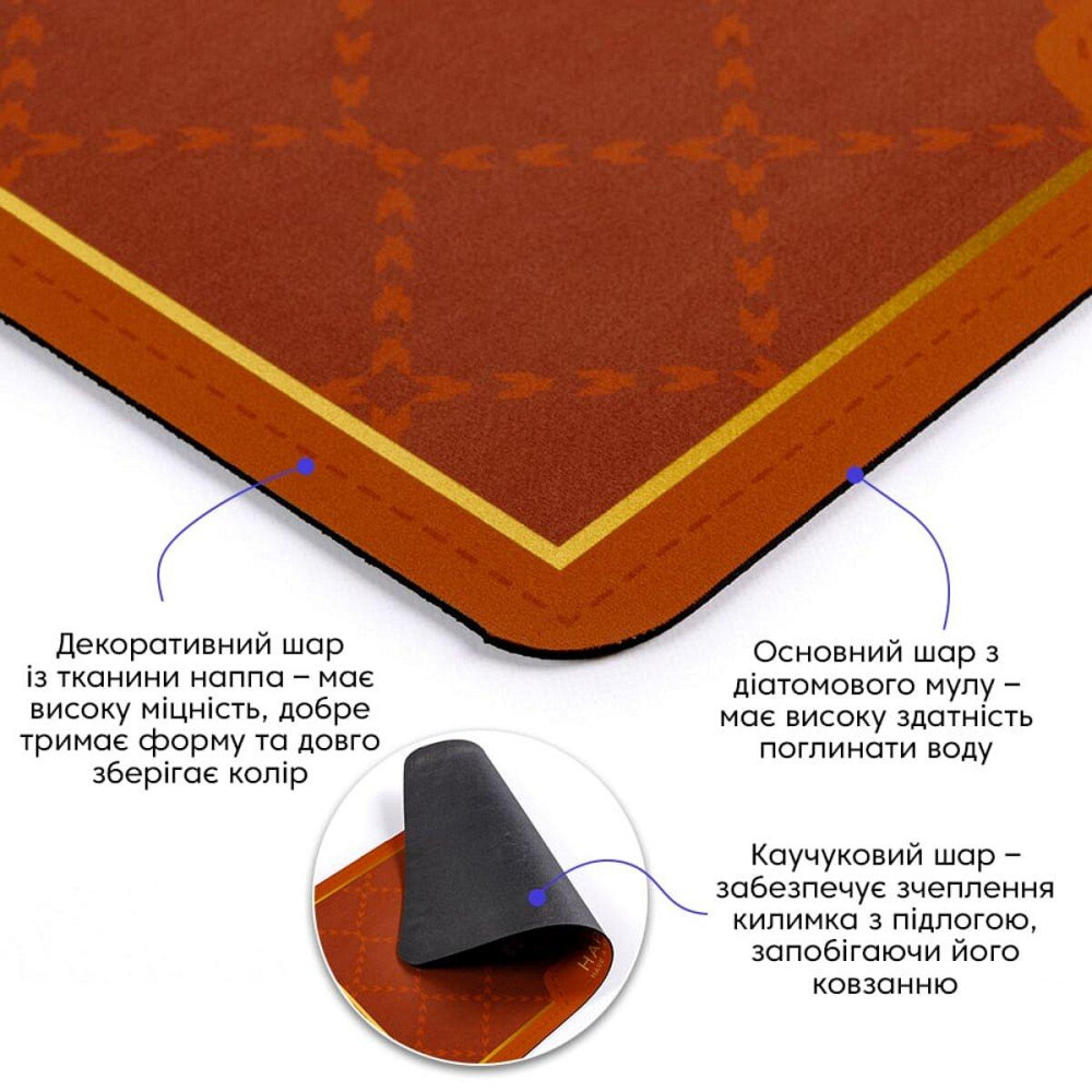 Влагопоглощающий коврик 38х58х3мм 