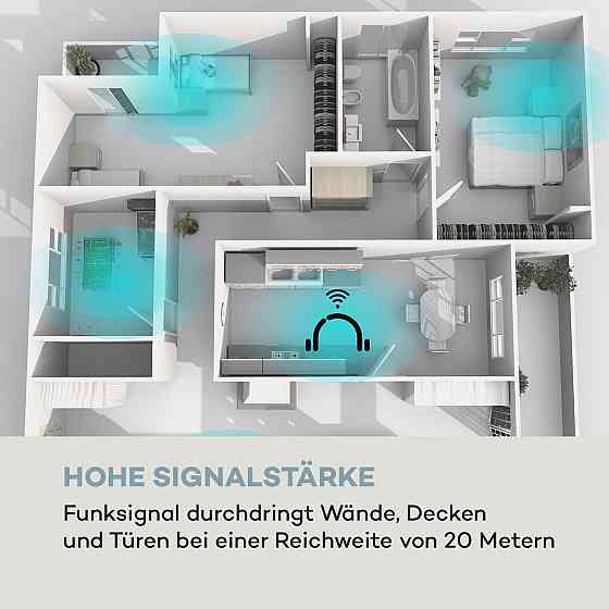 Бездротові навушники Silencium 20m 2.4GHz TV/HiFi/CD/MP3 акумулятор чорний (Німеччина, читати опис) Рівне