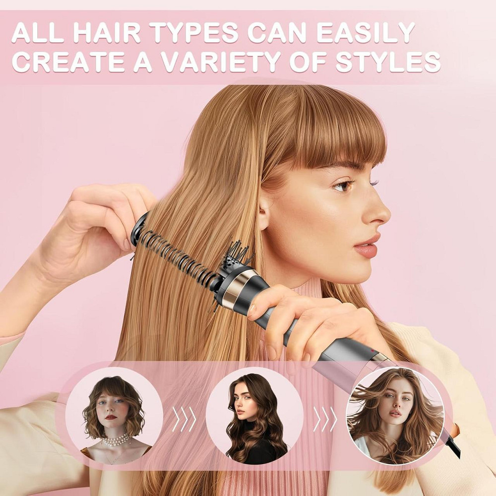 Фен-щітка з повітряним гребінцем електросушарка Escova Cabelo, фен-фен Escova та засіб для об’єму волосся, щітка з гарячим повітря Київ - фото 6