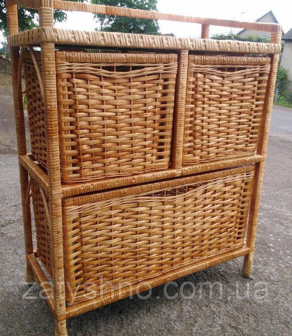Комод из лозы большой для одежды Киев - изображение 5