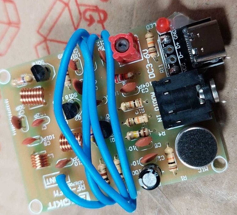 Крутой фм микрофон - аудио радио микрофон - трансмиттер (76 до 108 МГц) Киев - изображение 6